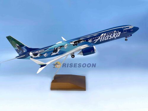 阿拉斯加航空 Alaska Airlines ( ORCA 虎鯨 ) / B737MAX9 / 1:100  |BOEING|B737-MAX