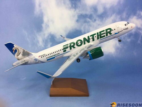 邊疆航空 Frontier Airlines ( Frontier Swan 天鵝 ) / A320 / 1:100  |AIRBUS|A320