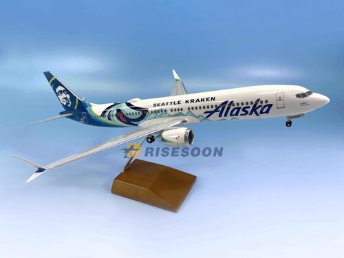 阿拉斯加航空 Alaska Airlines ( 西雅圖海怪 ) / B737MAX9 / 1:100產品圖