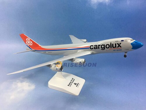 盧森堡國際貨運航空 Cargolux Airlines International ( 口罩機 ) / B747-8F / 1:200  |現貨專區|BOEING