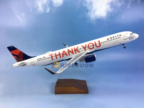 達美航空 Delta Air Lines ( THANK YOU ) / A321 / 1:100  |AIRBUS|A321