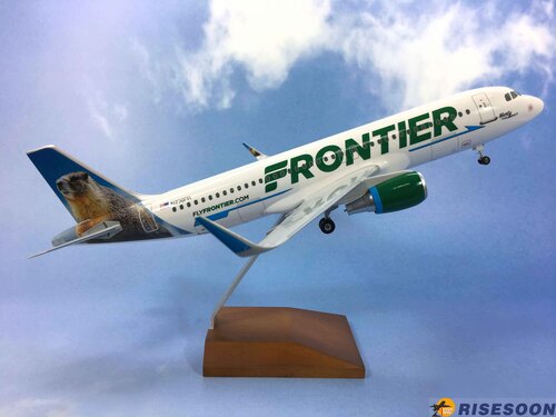 邊疆航空 Frontier Airlines ( Marty Marmot土撥鼠 ) / A320 / 1:100  |現貨專區|AIRBUS