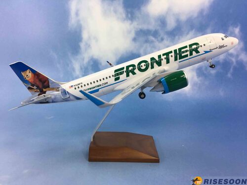 邊疆航空 Frontier Airlines ( Pine Marten 果子狸 ) / A320 / 1:100  |現貨專區|AIRBUS