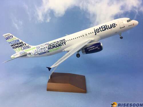 捷藍航空 Jetblue Airways ( Bluemanity文字機 )  / A320 / 1:100產品圖