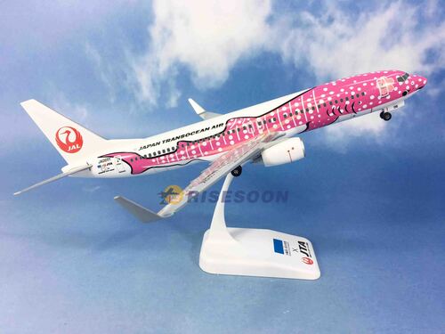 日本越洋航空 Japan Transocean Air ( 粉紅鯊魚彩繪機 ) / B737-800 / 1:130  |BOEING|B737-800