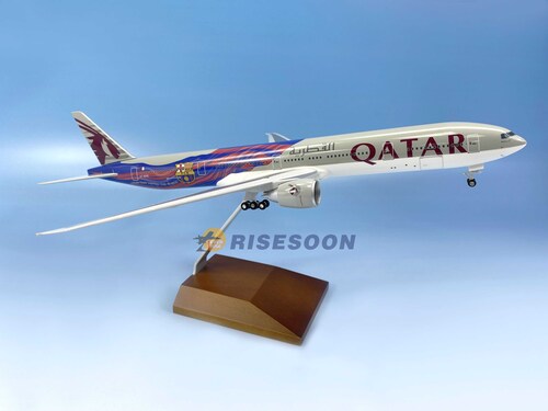 卡達航空 Qatar Airways ( FCB彩繪機 ) / B777-300 / 1:200產品圖