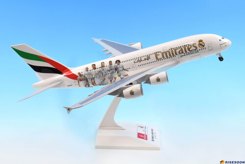 阿聯酋航空 Emirates ( 馬德里皇家足球彩繪 ) / A380-800 / 1:200產品圖