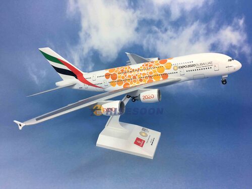 阿聯酋航空 Emirates ( EXPO 2020 "REGULAR 萬博機"-Orange ) / A380-800 / 1:200  |現貨專區|AIRBUS