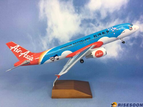 亞洲航空公司 Air Asia ( HONGHE NATIVELAND 紅河水鄉 ) / A320  / 1:100產品圖